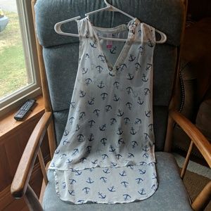 Sheer no boundries high low tank